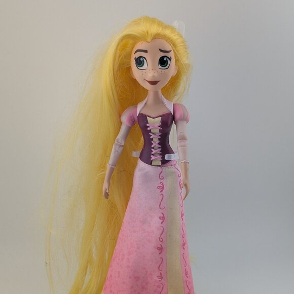Tangled Rapunzel Doll Purple Pink Dress Toy Princess - Picture 1 of 2